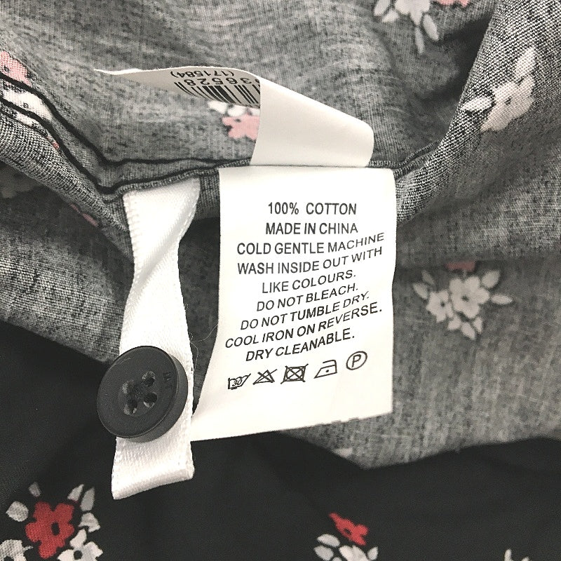 Jeanswest 2Pack Black & Navy Print Cotton SSleeve Casual Shirts Mens Size L NEW