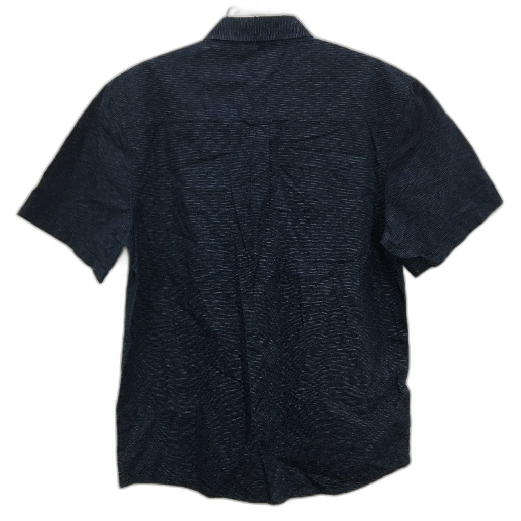 Jeanswest 2Pack Navy Plue Streaks Cotton SSleeve Casual Shirts Mens Size L NEW