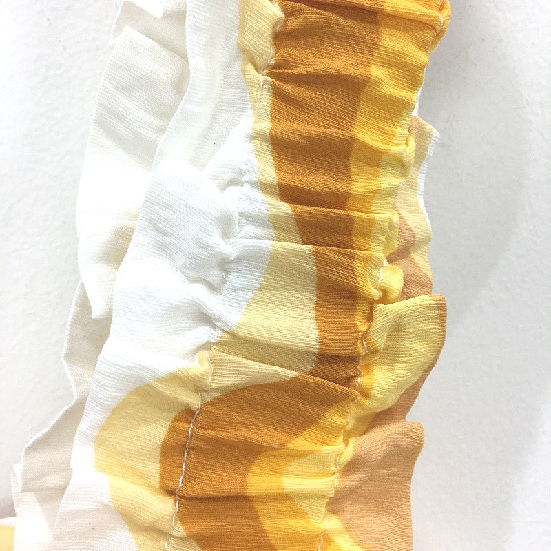 Jeanswest Autumn Tone Butterscotch Swirl Cotton Summer Dress Ladies Size 10 NEW