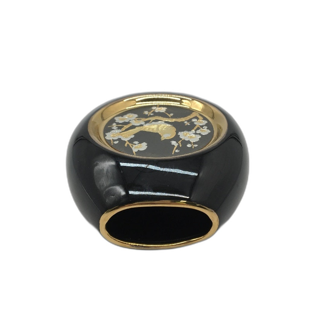 COLLECTABLE The Art Of Chokin 24K Edged Swallow Bird Made In Japan Mini Vase