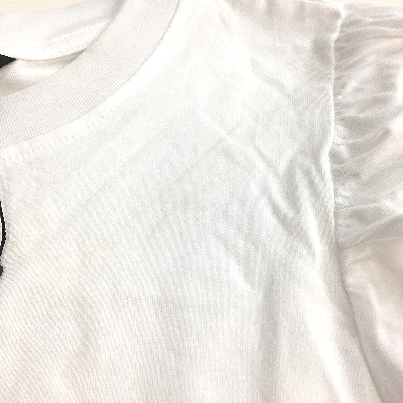 Portmans Renee Puff Short Sleeve Cotton Tee for Women - White, Size Large, NEW