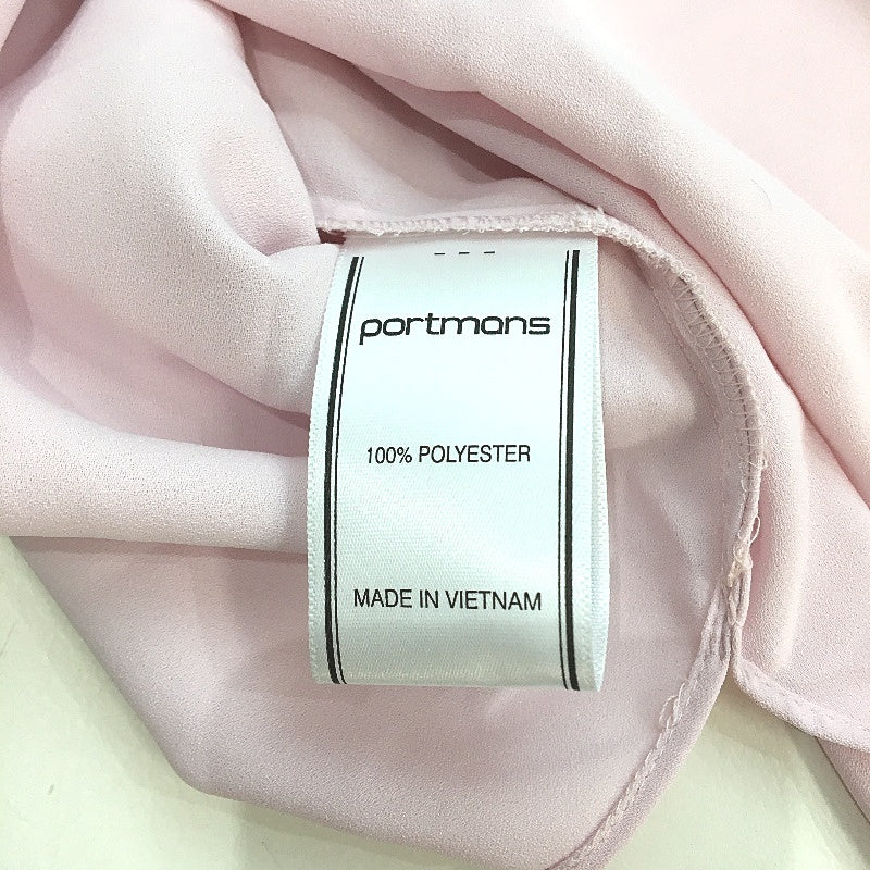 Portmans Dakota Sleeveless Carnation Pink Shell Top for Women - Size AU 12 NEW