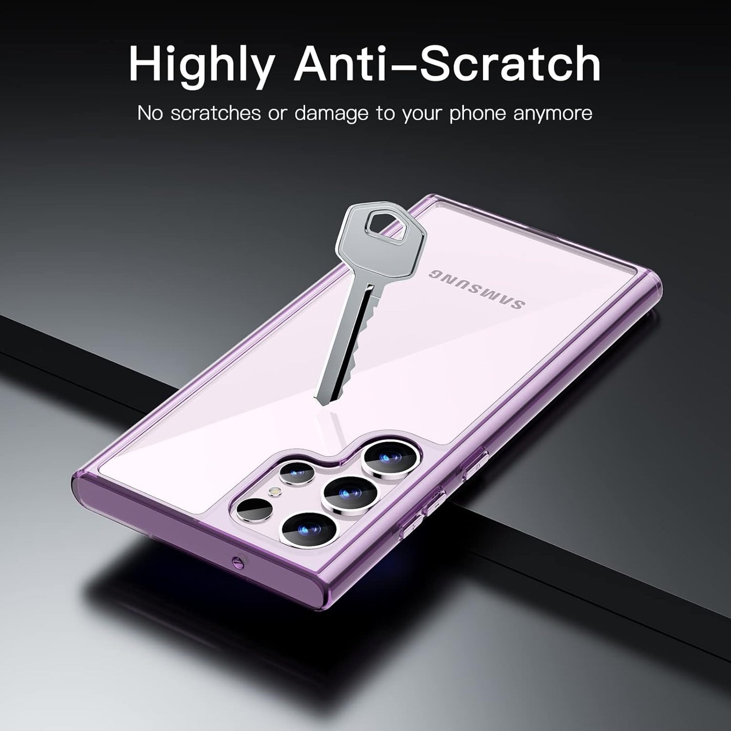 JETech Basic Case for Samsung Galaxy S23 Ultra 5G 6.8-Inch Non-Yellowing DEMO