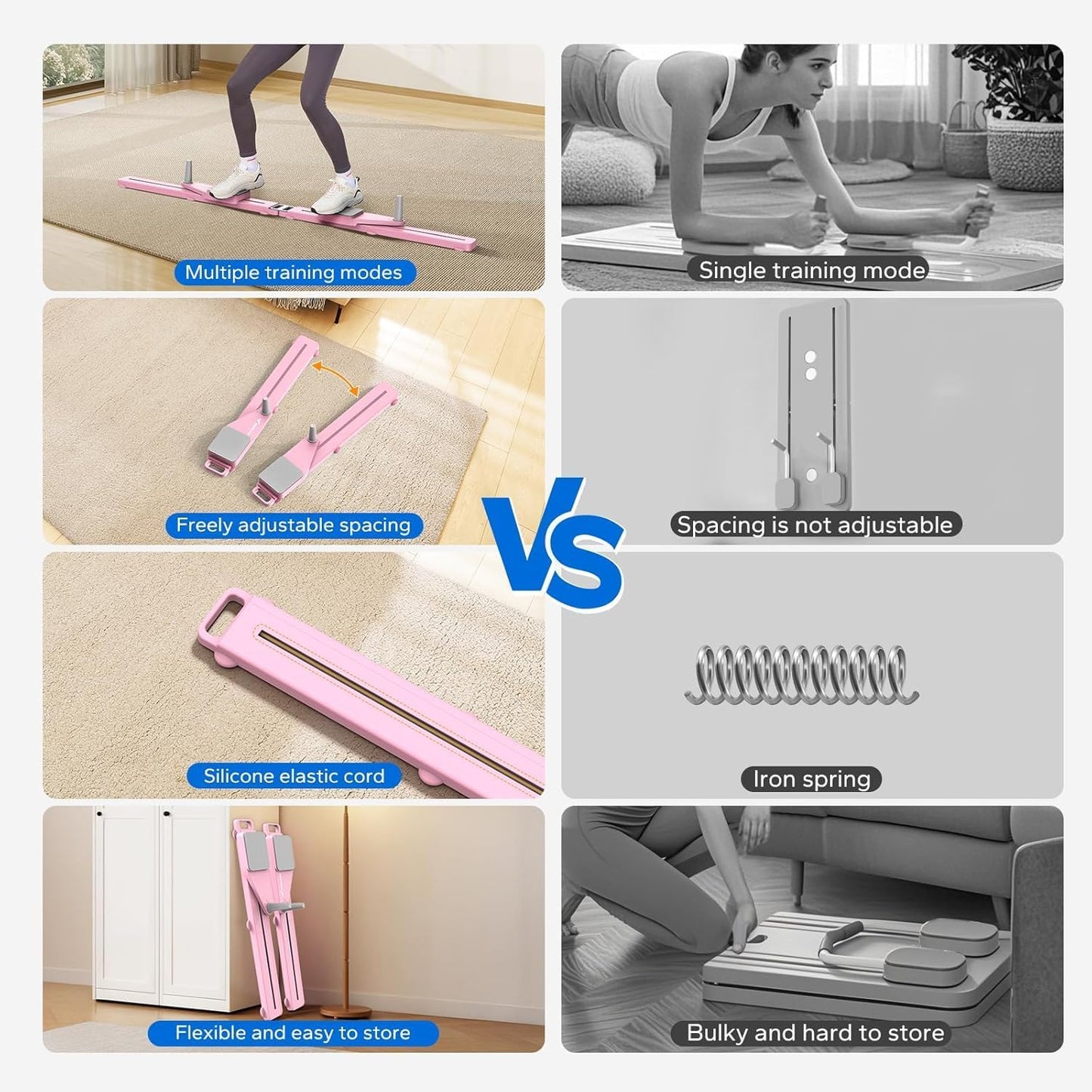 BETTERINMETA Multifunctional Reformers Abdominal Reformer Machine with DEMO