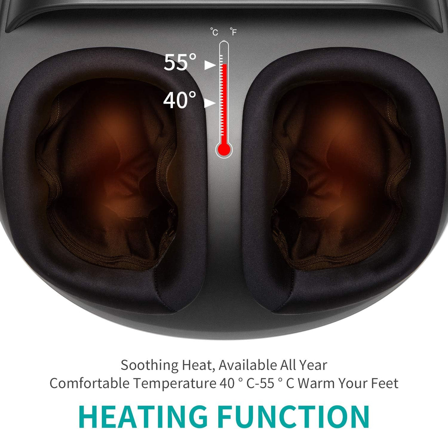 Nekteck Foot Massager Machine with Heat Shiatsu Deep Kneading DEMO