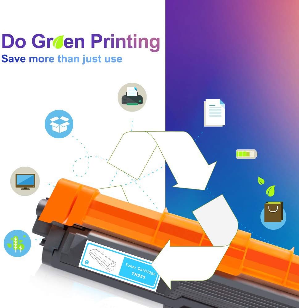 SEAYO 2 Toner Cartridges TN-251 Black Cartridges Compatible with Brother NEW