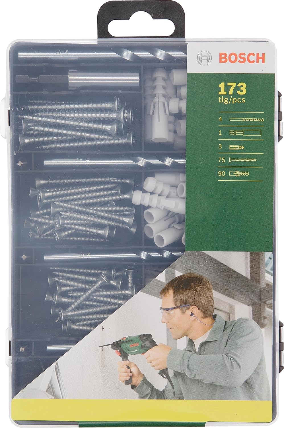 Bosch 173-Piece Drill Accessories Drill Bit Screwdriver and Fixing Set NEW