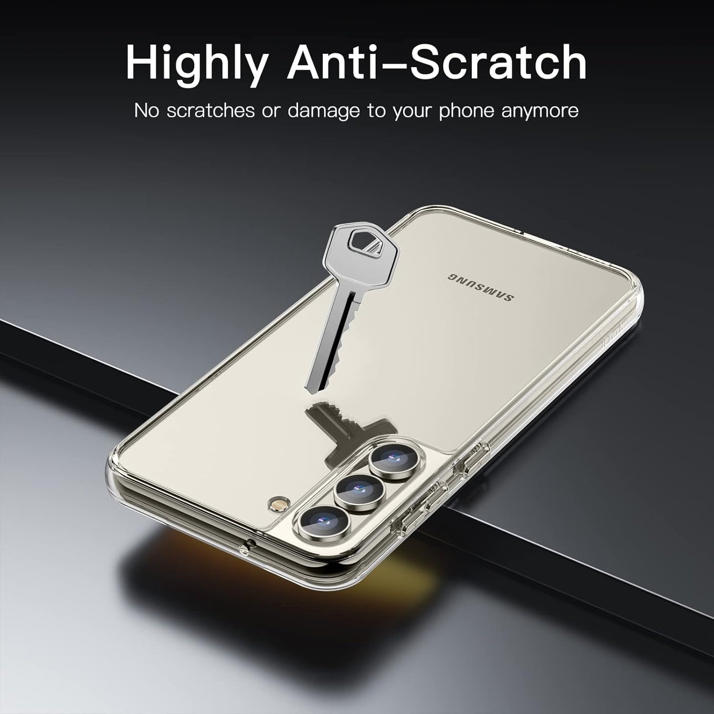 JETech Basic Cases for Samsung Galaxy S23 5G 6.1-Inch Non-Yellowing NEW