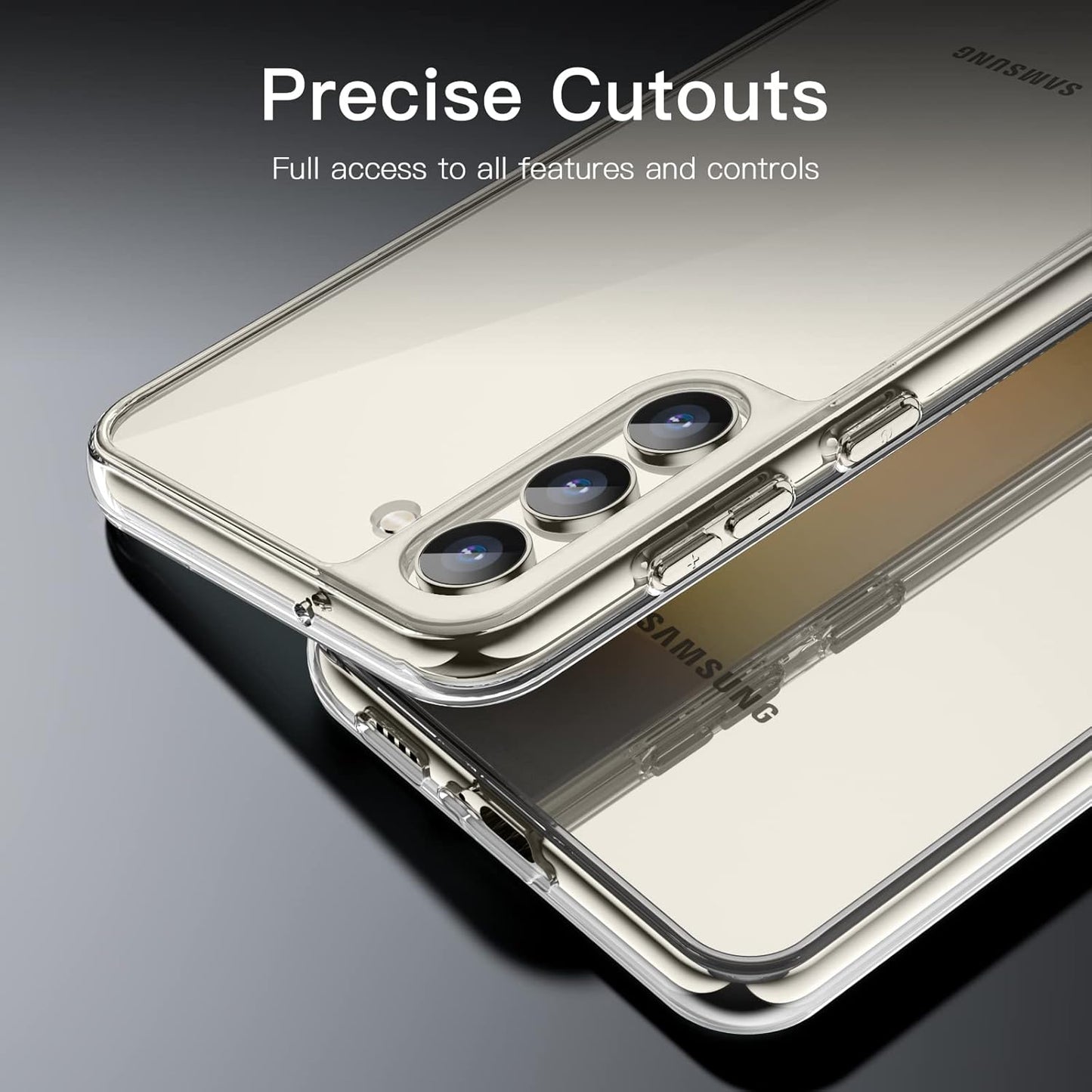 JETech Basic Cases for Samsung Galaxy S23 5G 6.1-Inch Non-Yellowing NEW