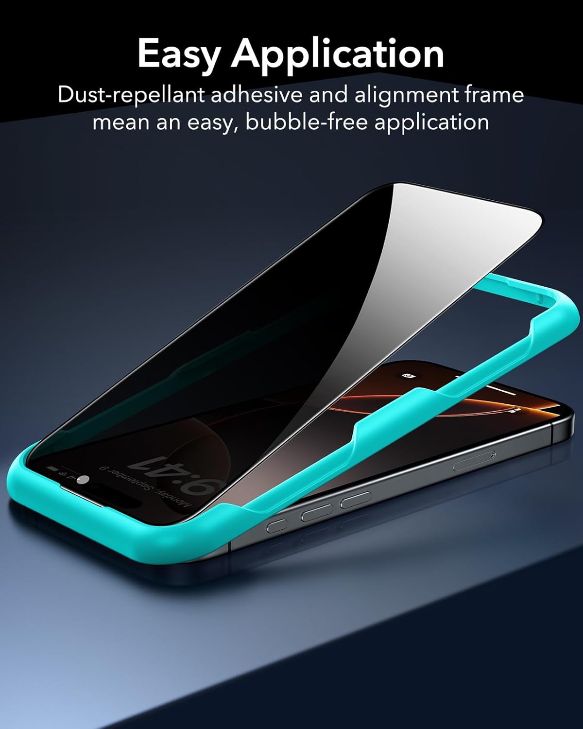 ESR Privacy Screen Protectors Anti-spy Tempered Glass for iPhone 16 Pro Max NEW