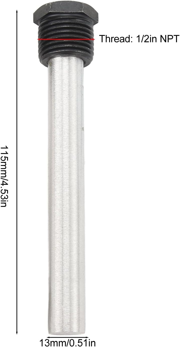 Jiawu 2 Water Heater Parts Pack RV Water Heater Anode Rods Aluminium Metal NEW