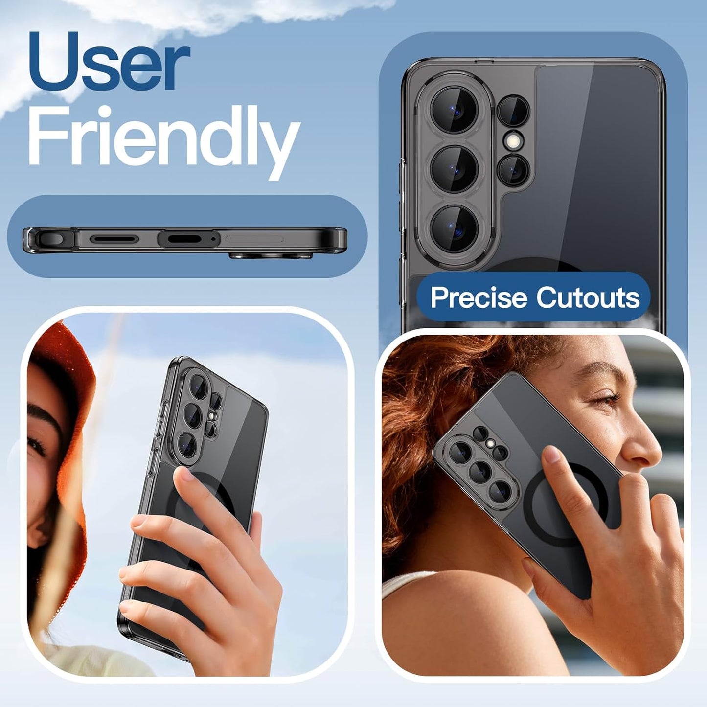 JETech Magnetic Basic Cases Case for Samsung Galaxy S26 Ultra, Compatible NEW