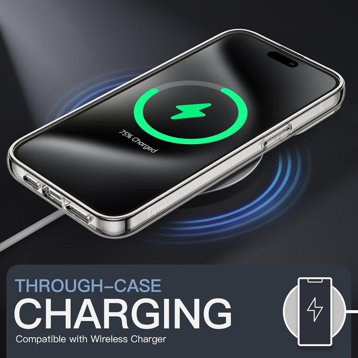 JETech Basic Cases for iPhone 15 Pro 6.1-Inch Non-Yellowing Shockproof NEW
