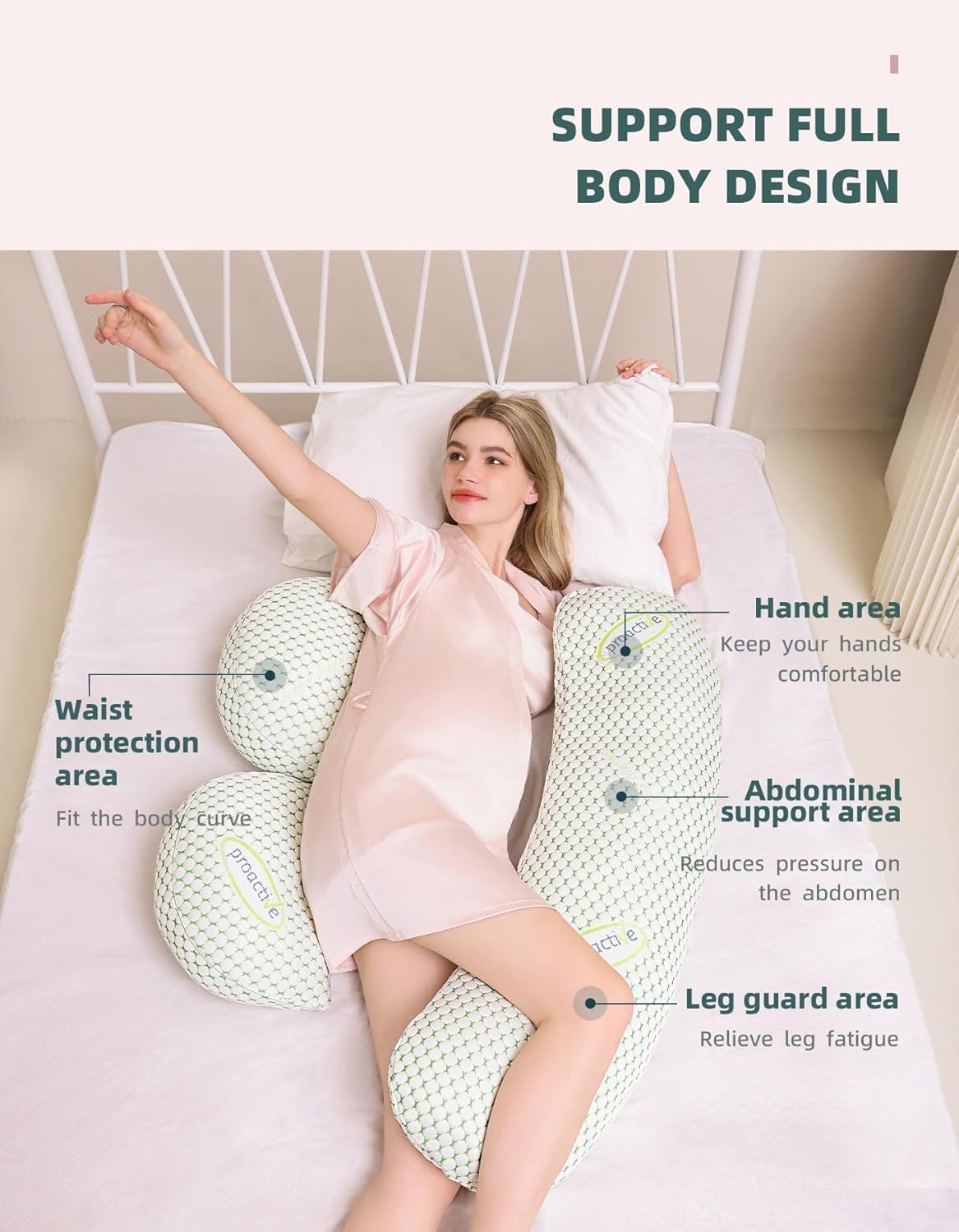 Cozioz Comfortable Maternity & Body Pillows Pregnancy Maternity Body Pillow NEW