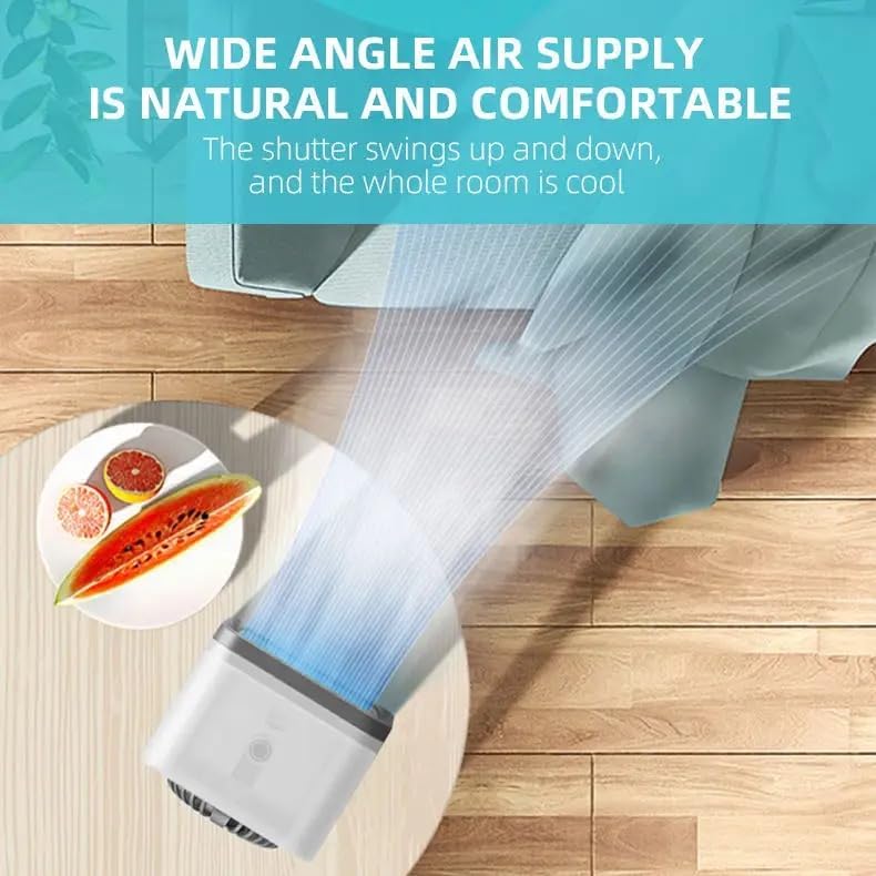 UniPro GOODS Portable Mini Air Conditioner Rechargeable Cooling Fan White NEW