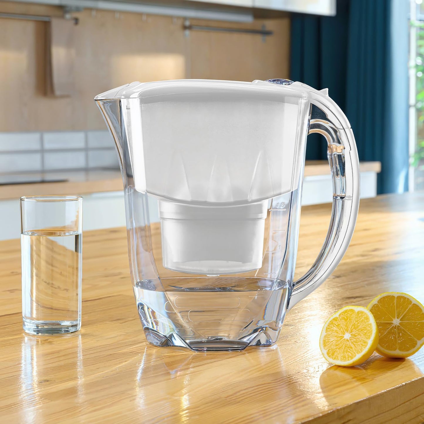 AQUAPHOR 2L Water Filter Jug with 3 MAXFOR+ 200L Cartridges, Capacity DEMO