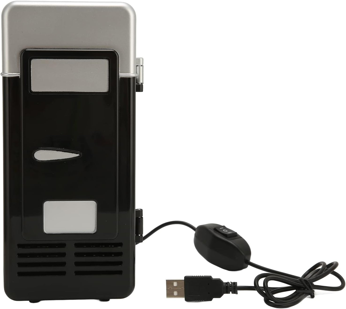 Jectse Portable Electric Mini Fridge Beverage Drink Can Cooler in Black for NEW