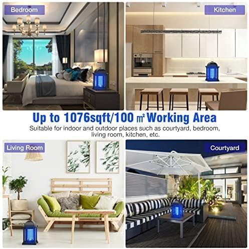 TMACTIME Mosquito Killer Lamp 4300V UV Waterproof Electric Bug Zapper for NEW
