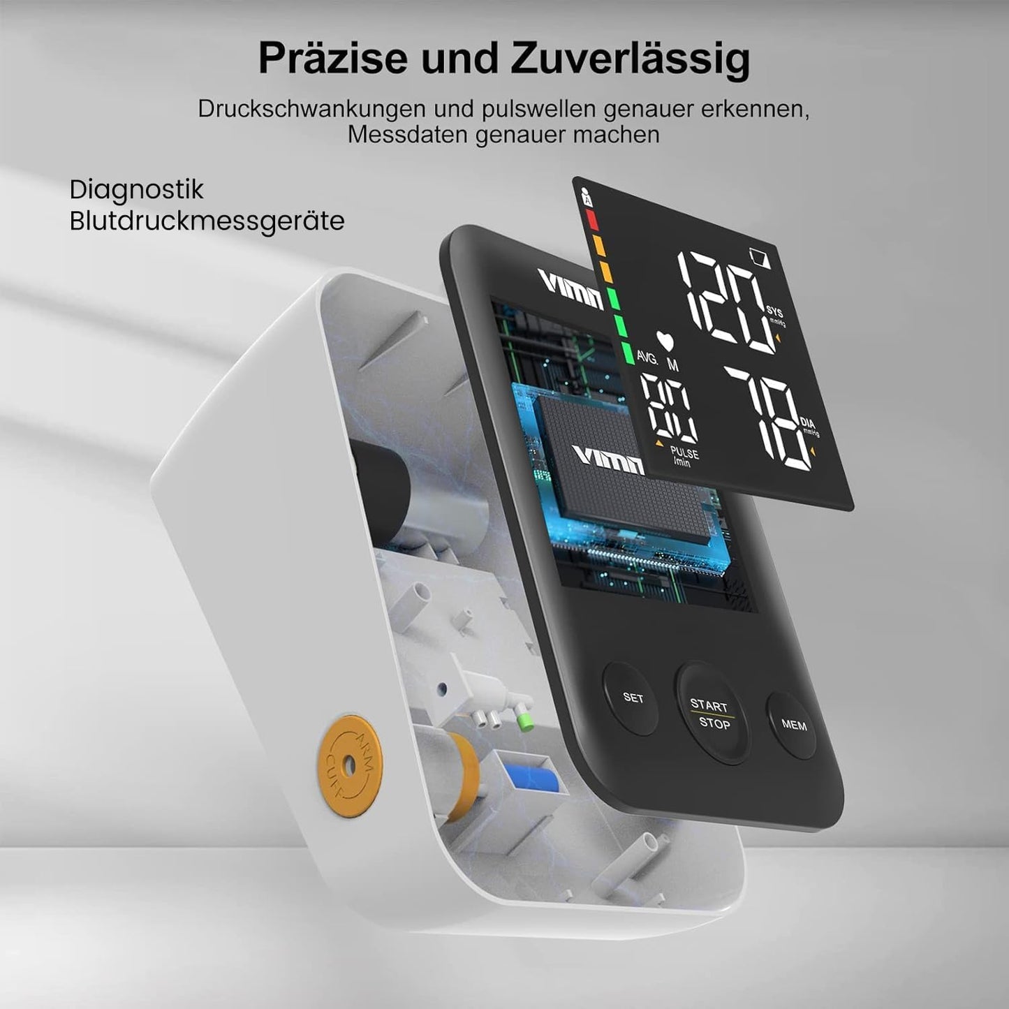 Vimmk Upper Accessories Arm Blood Pressure Monitor Machine for Home Use, NEW