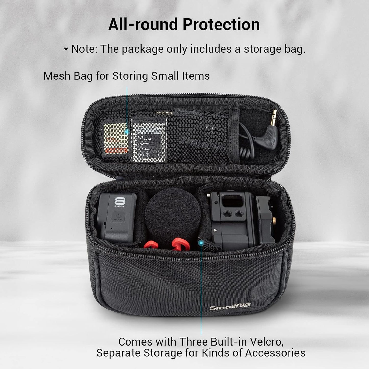SMALLRIG Compact Camera Protective Carrying Case Nylon Handbag Storage Bag NEW