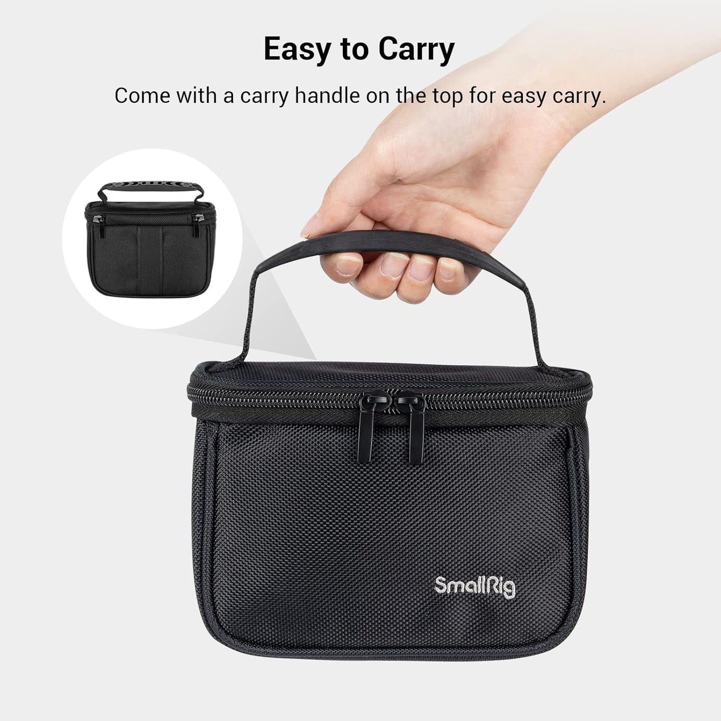 SMALLRIG Compact Camera Protective Carrying Case Nylon Handbag Storage Bag NEW