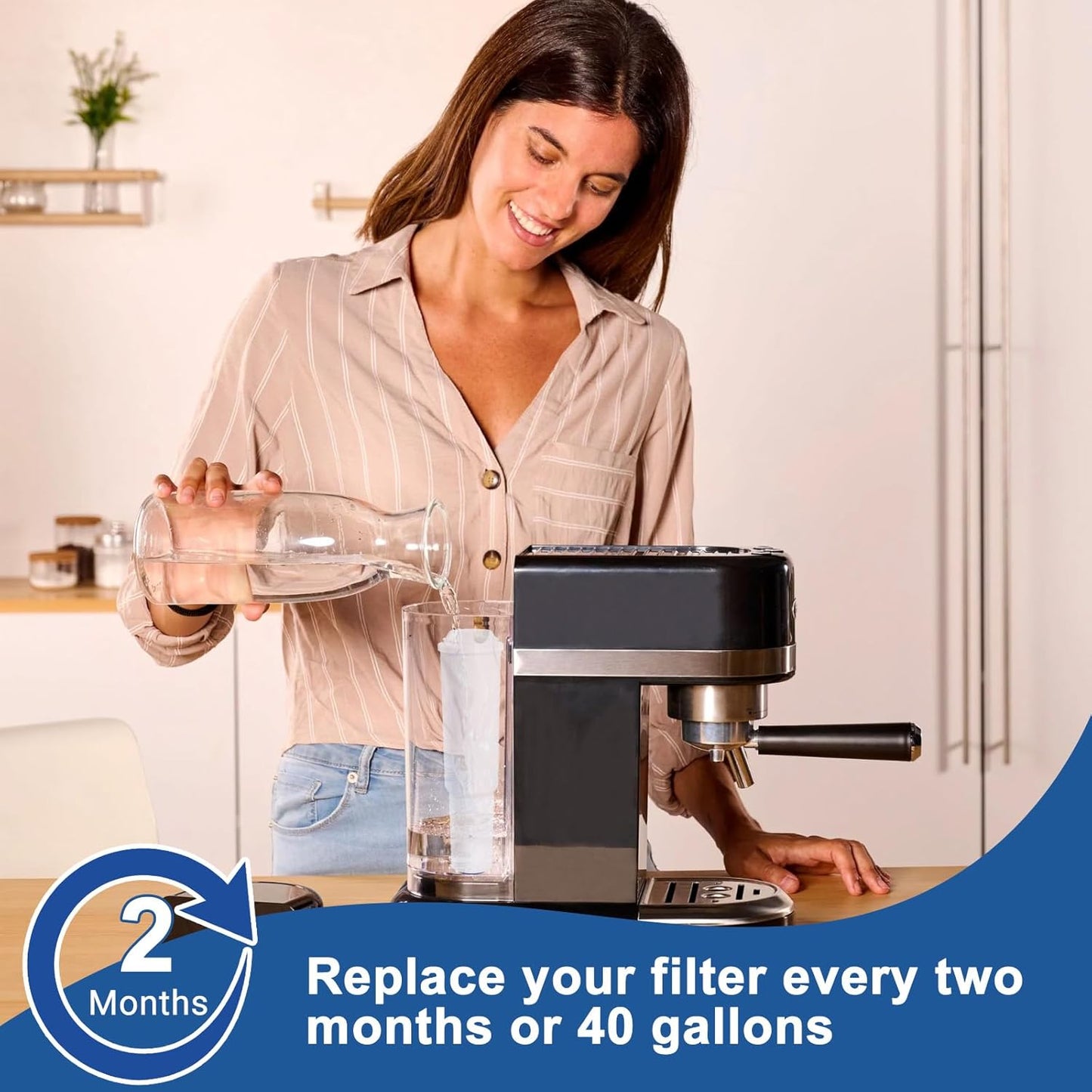 IZSOHHOME Replacement Coffee Machine Filters for Jura Clearyl White DEMO