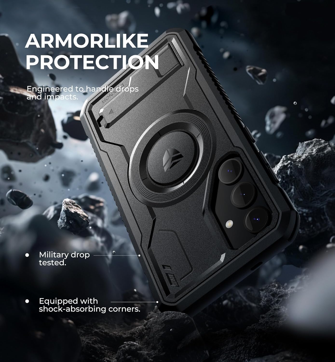 Dexnor Magnetic Basic Cases Case for Samsung Galaxy S24 Plus with DEMO