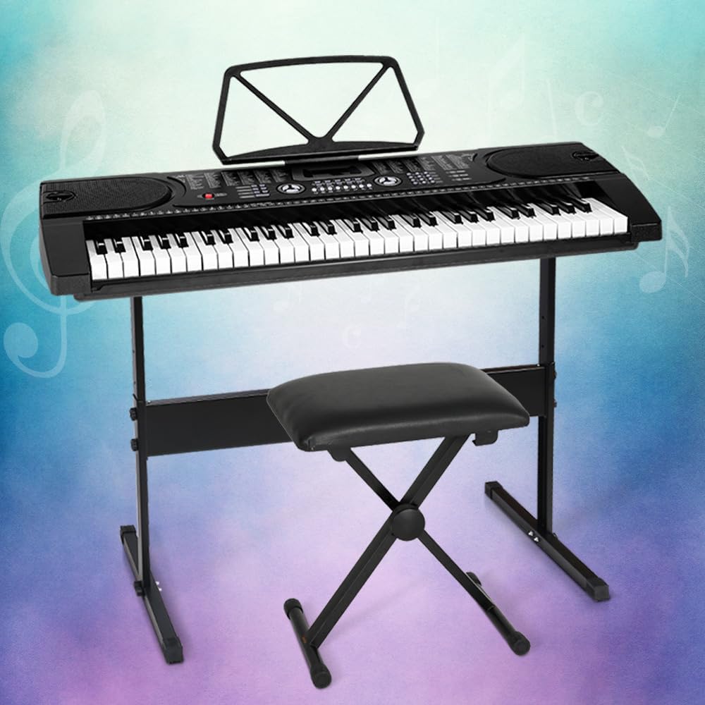 ALBA Portable Digital Keyboard 61 Keys Arranger Black Size 86cm(L) x DEMO