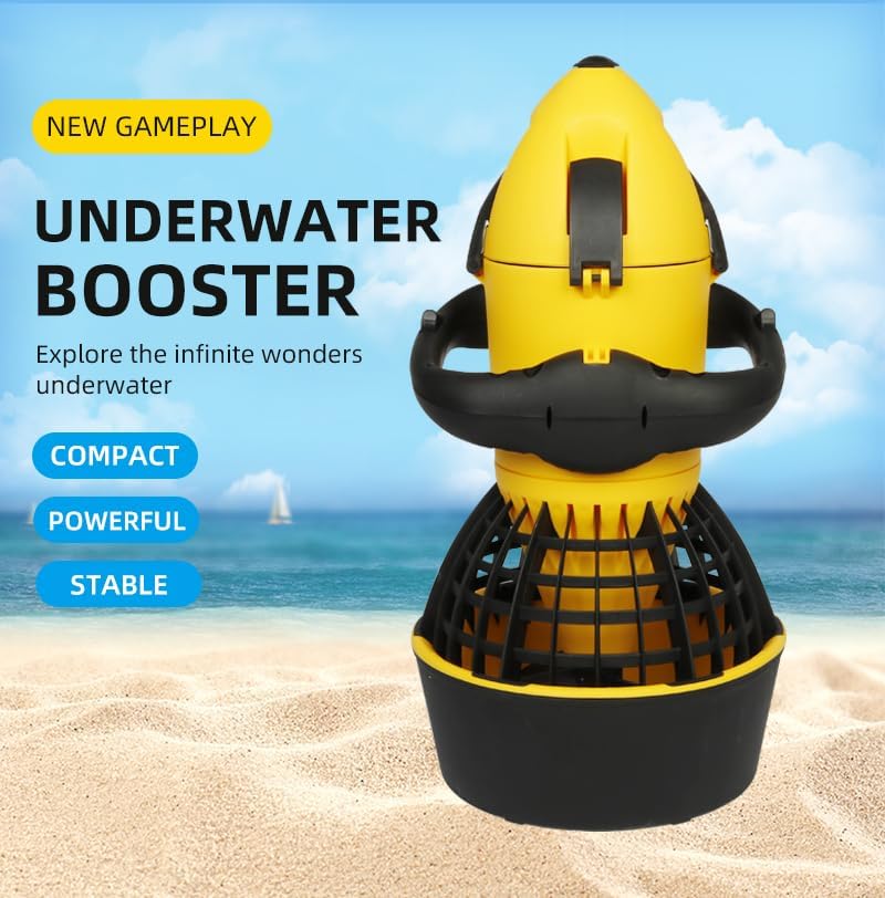 Powerful 500W Underwater Scooter, 20m Depth, 70min Runtime, Lightweight DEMO