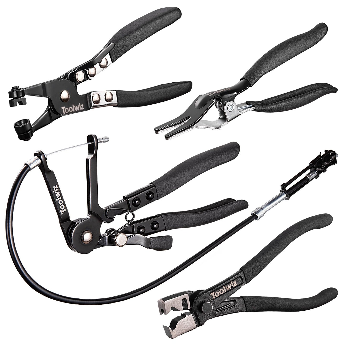 Toolwiz Hose Clamping Pliers Spring Coolant Radiator Clamp Carbon Steel NEW