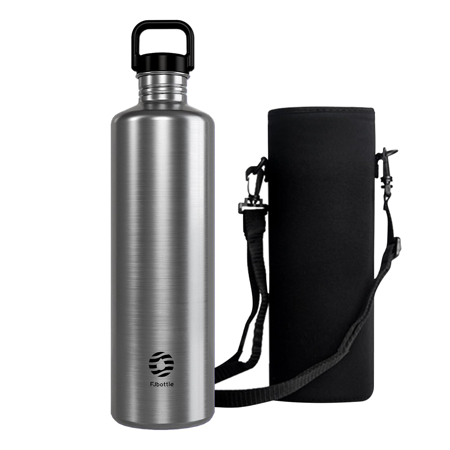 Fjbottle 2L Wide Mouth Stainless Steel Sports Water Bottle for Outdoor NEW