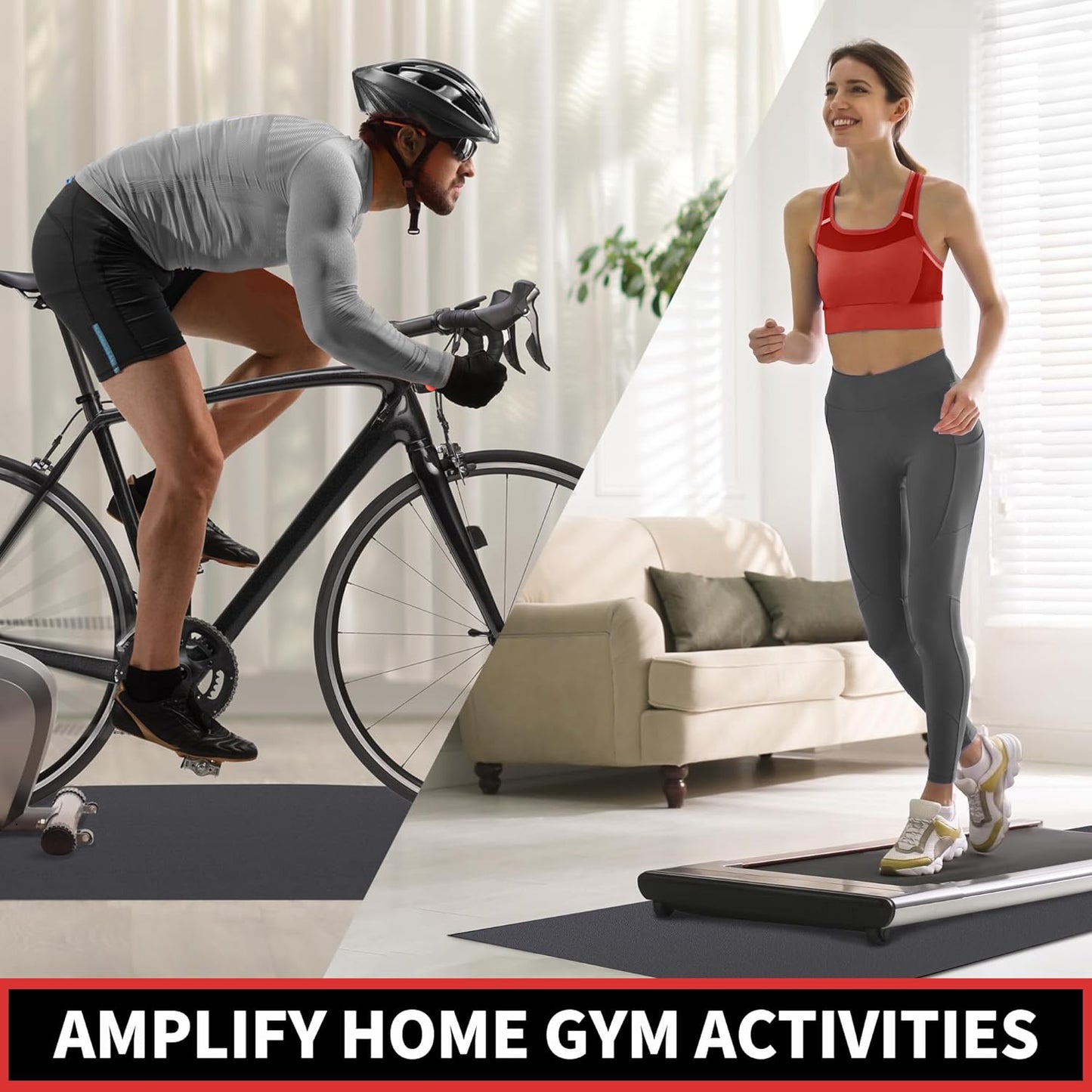 GymCope Exercise Equipment Mat Durable Polyvinyl Chloride Protective Floor NEW