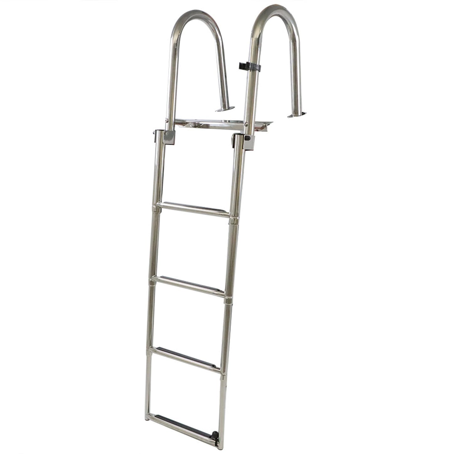 labwork Telescoping Stepstools Boat Ladder Foldable Stainless Steel 4 Step DEMO
