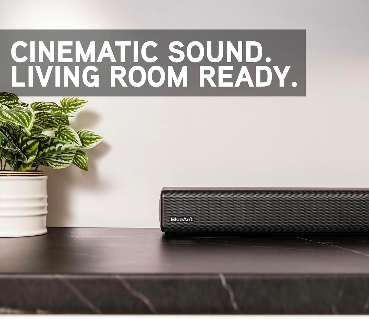 BlueAnt 120W Dolby Digital Surround Sound Soundbar with Internal Subwoofer NEW
