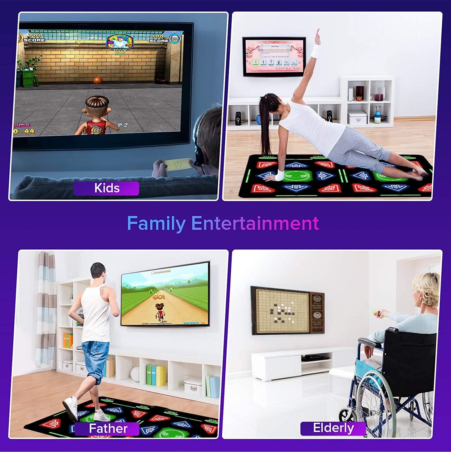 OZLET Streaming Clients Dance Mat 64GB Storage 1000 Games 885 Songs 81 MTV DEMO