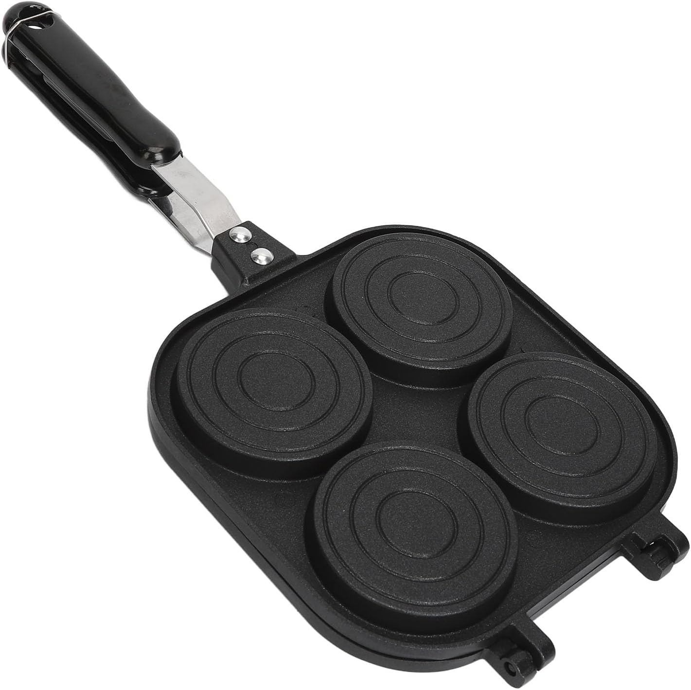 Aoutecen Double Sided Aluminum Alloy Commercial Waffle Maker Non-Stick NEW