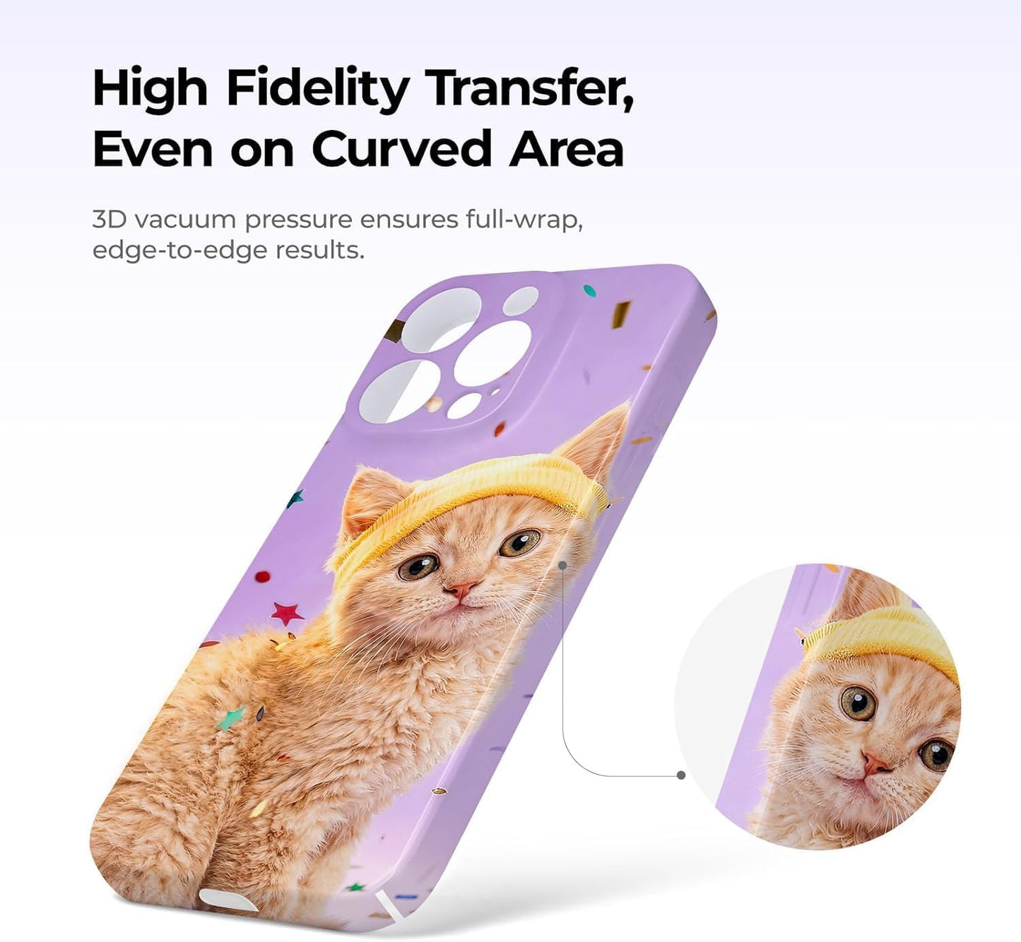 HTVRONT Home DIY Vacuum Sublimation Press for Custom Phone Iron-On DEMO
