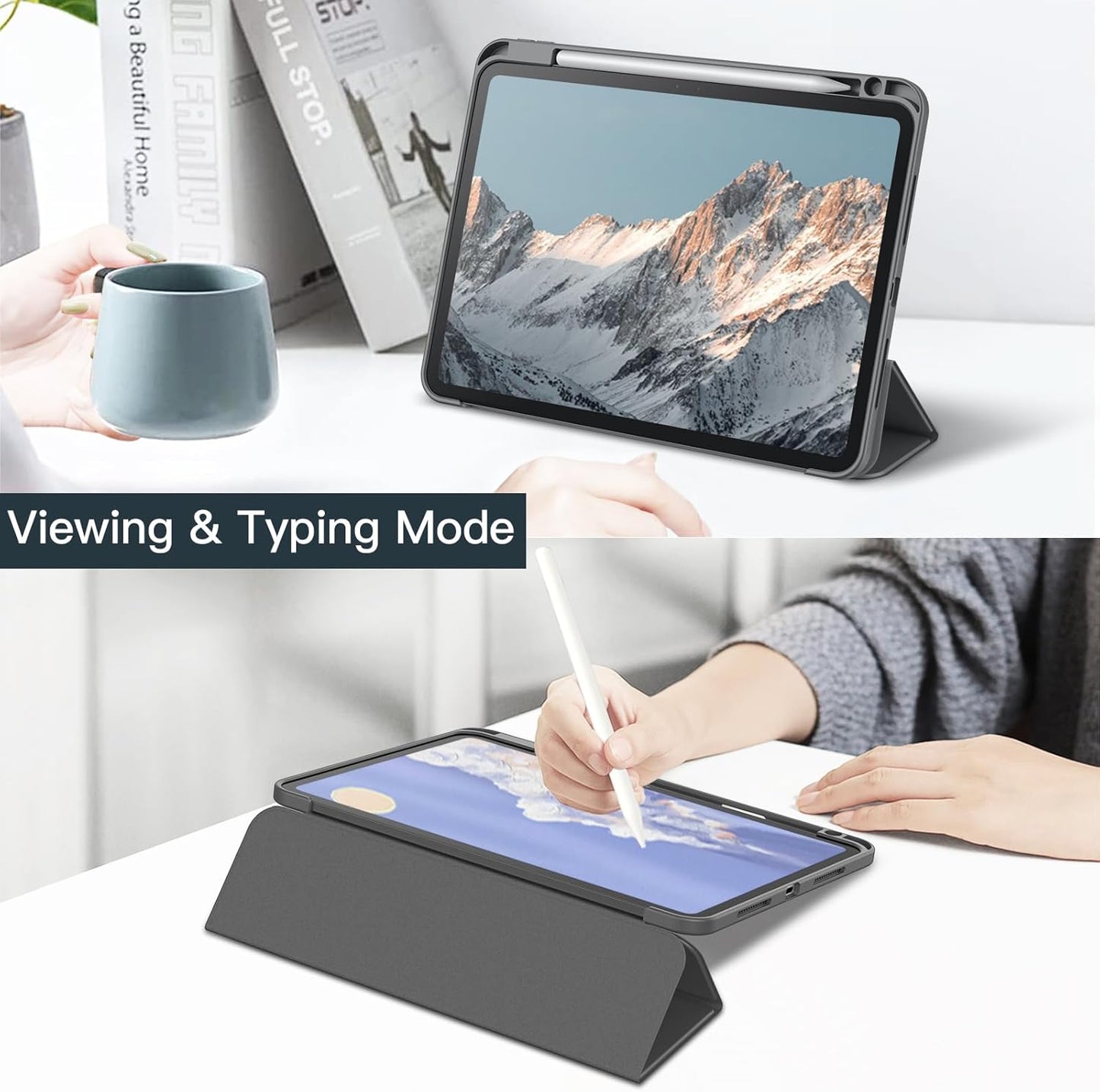 JETech Space Tablet Cases Gray Tablet Case for iPad Pro 11-Inch 5th & 6th NEW