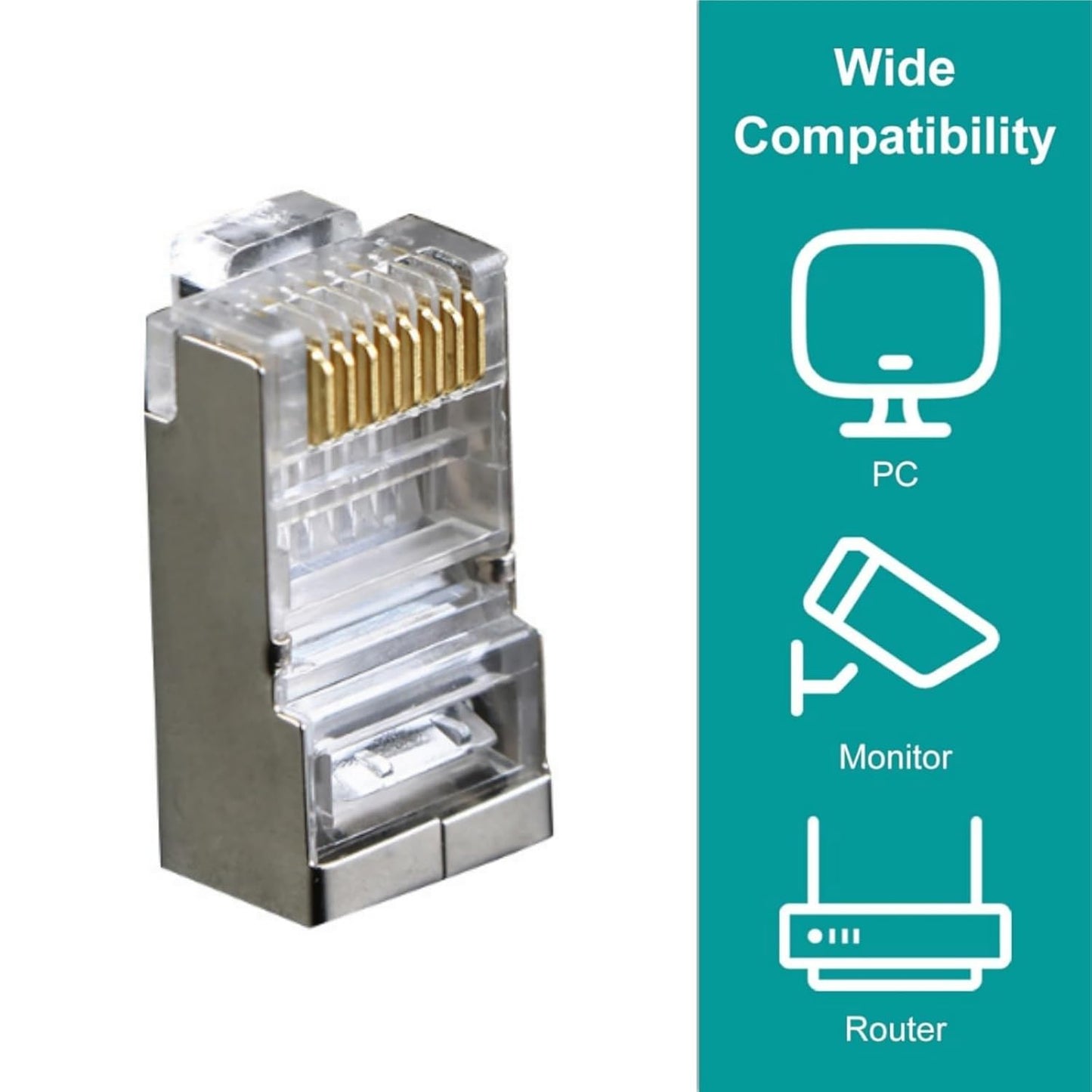 Shielded Cat Cables & Accessories 6 Ethernet Cables with RJ45 Connector DEMO
