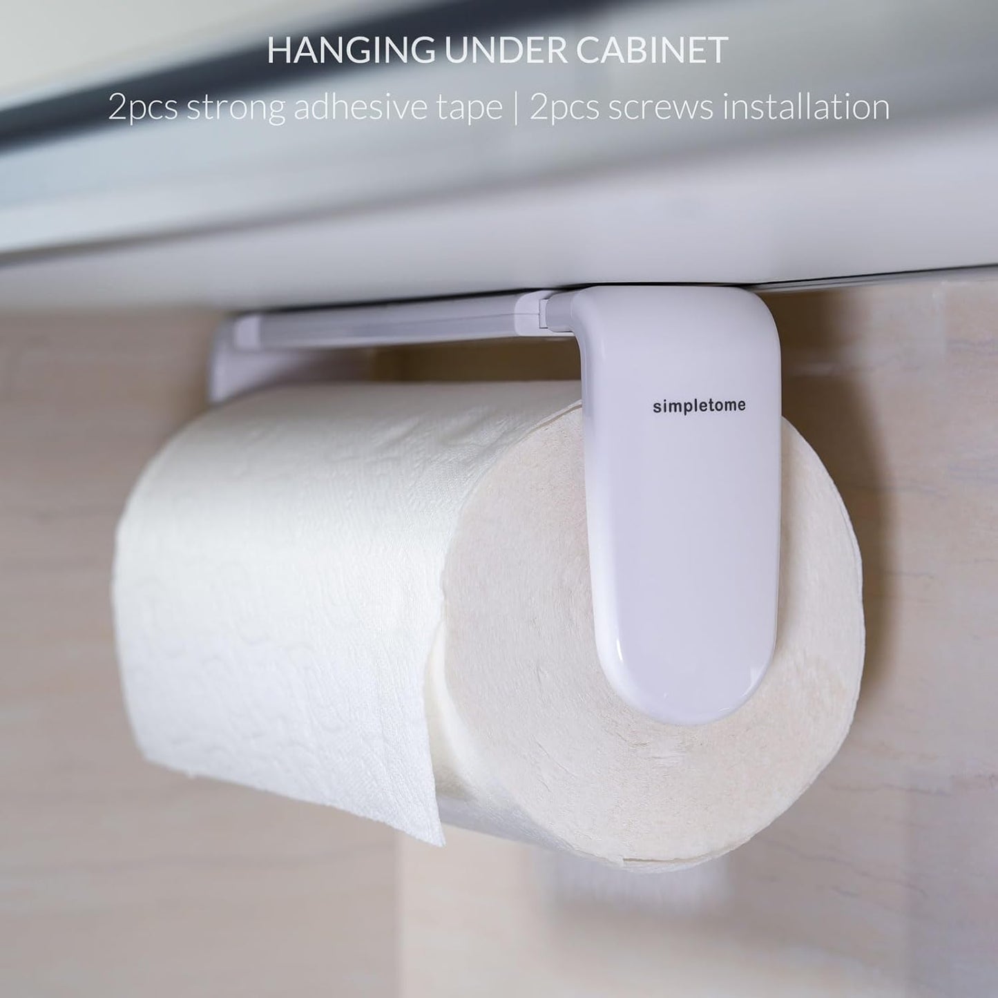 simpletome Paper Racks & Holders Towel Holder One-Hand Tear Adjustable DEMO