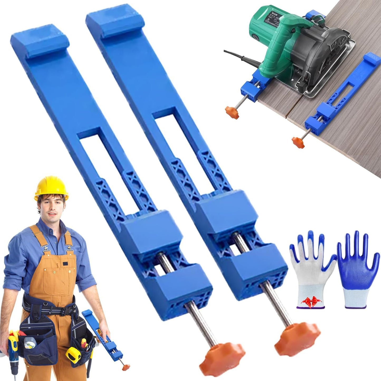 Adjustable Circular Drill Accessories Saw Cutting Guide with Anti-Shift Milling