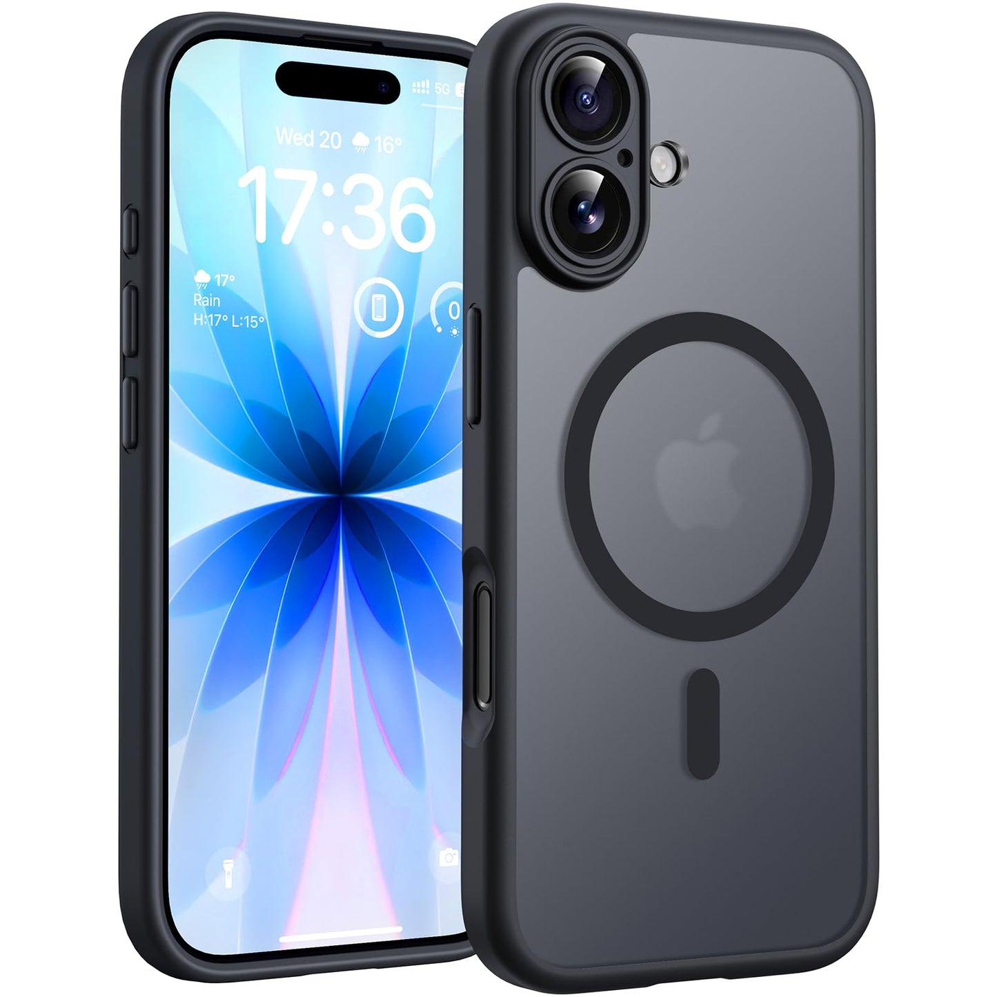 TOCOL Phone Case with Full Camera Protection and Built-in Magnetic Ring for NEW