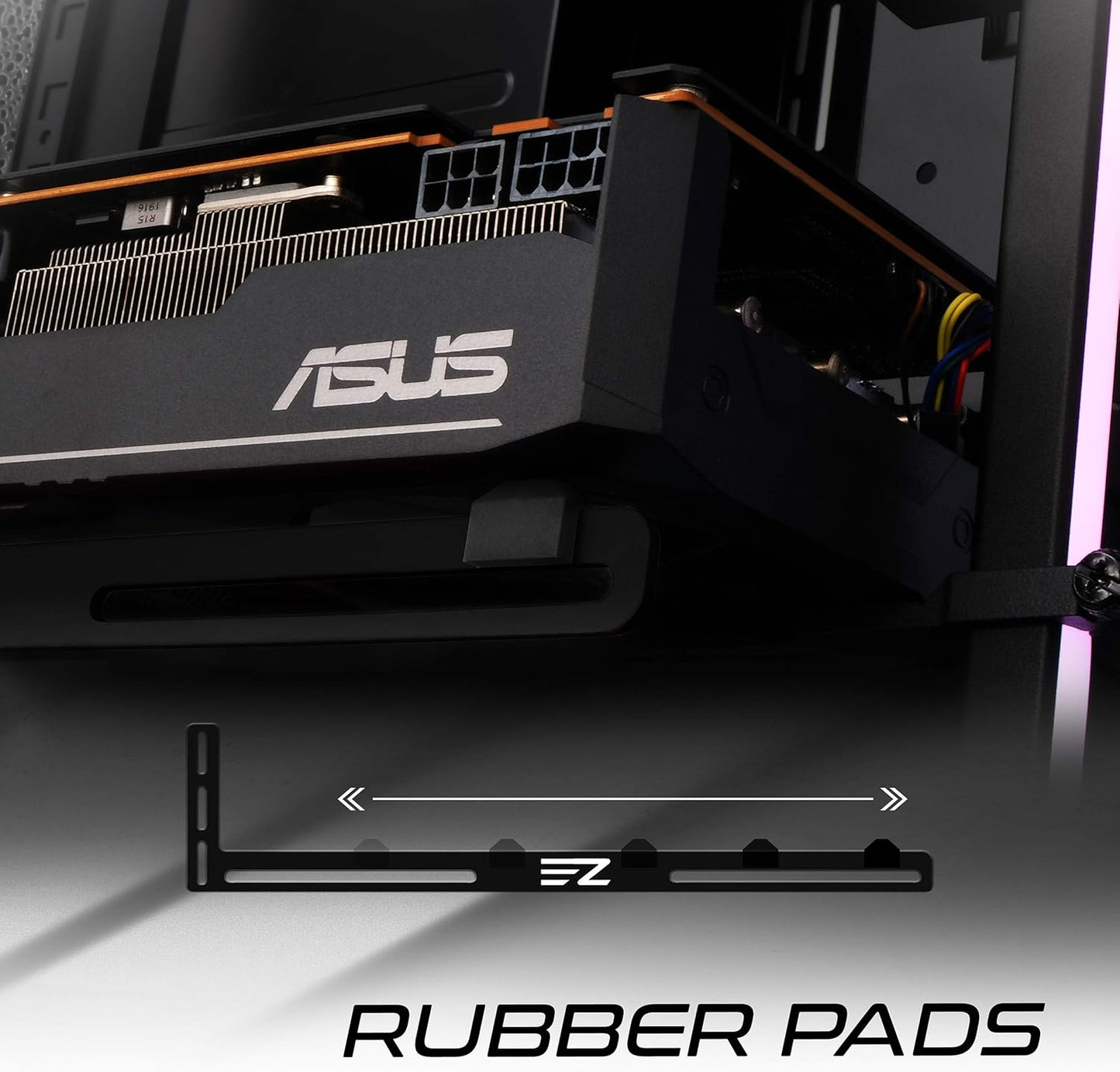 EZDIY-FAB Aluminium Video Card Brace Bracket Support for CPU Components, NEW