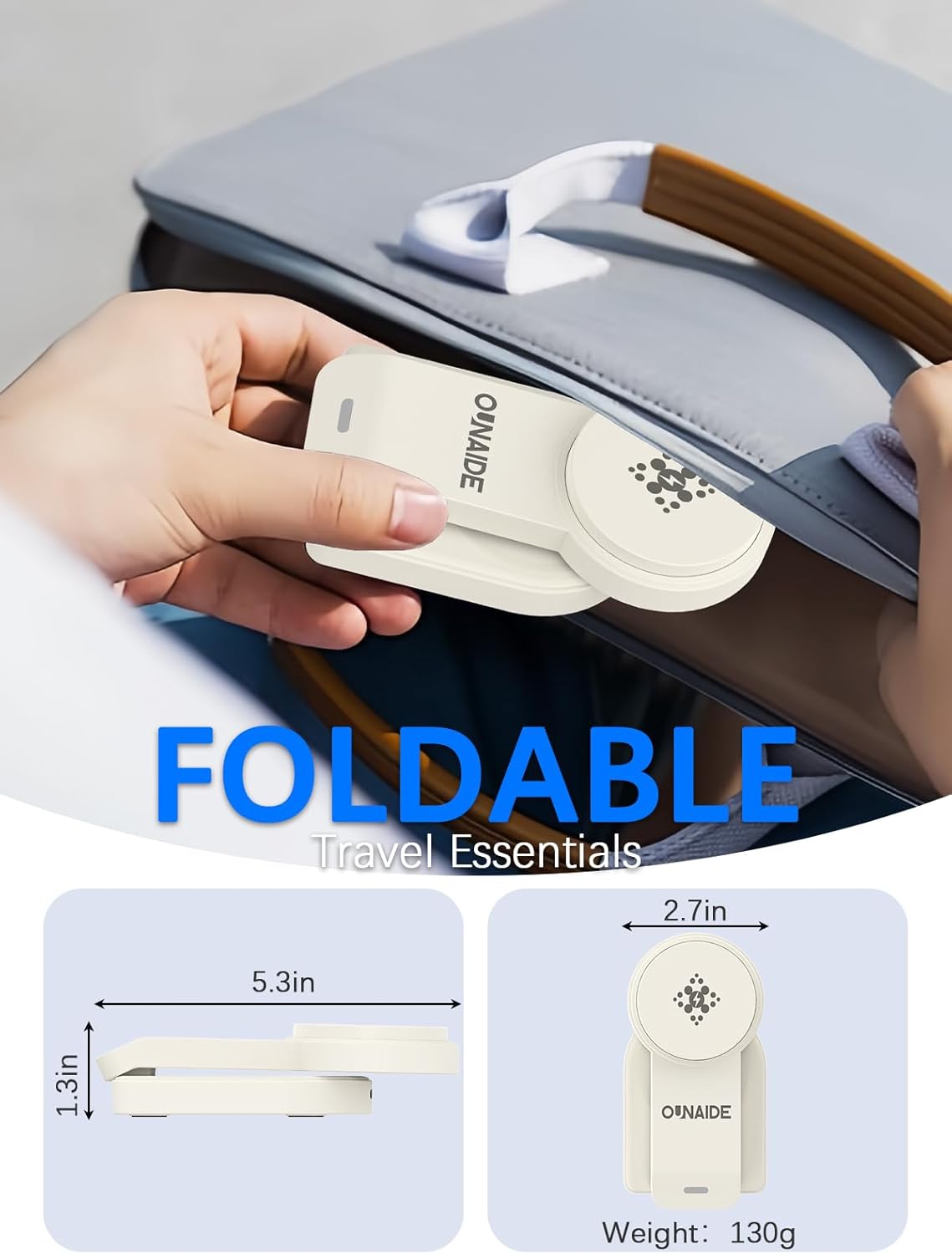 Versatile 3-in-1 Foldable Charging Station for Multiple Devices - White DEMO