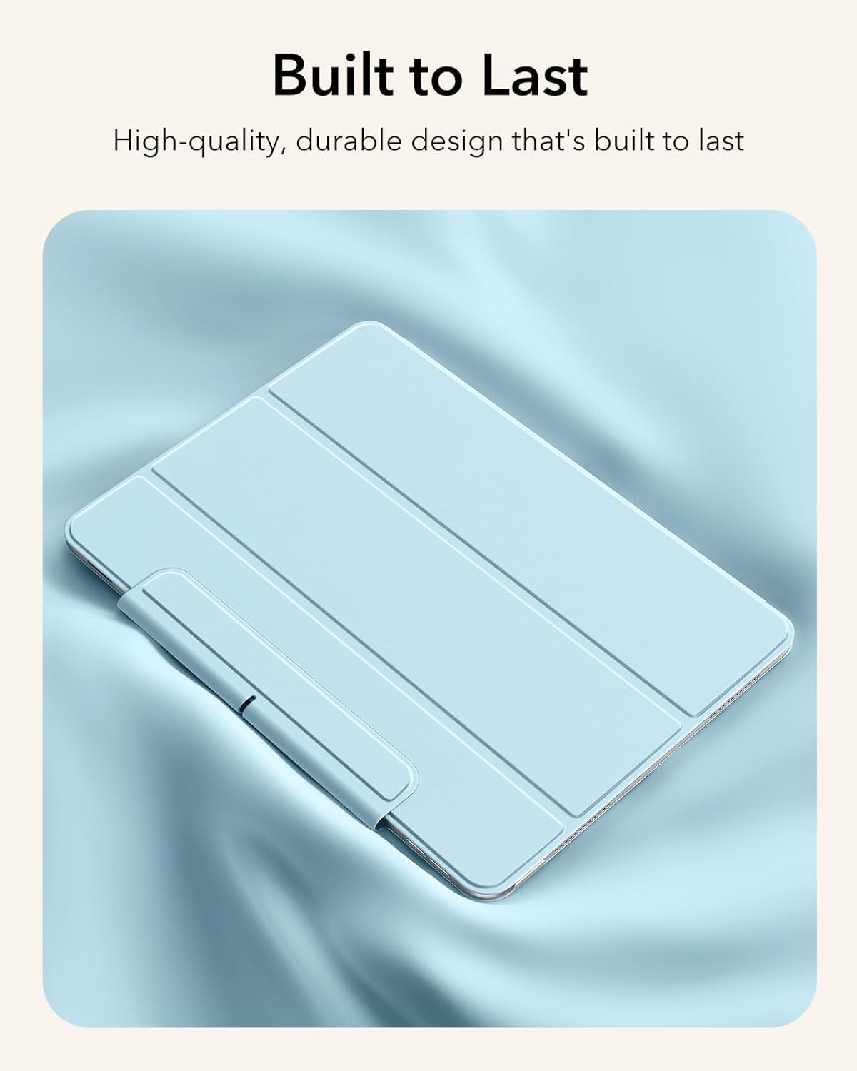 ESR Sky Blue Protective Folio Cover for iPad Air 11" Tablet Case M3/M2/Air NEW