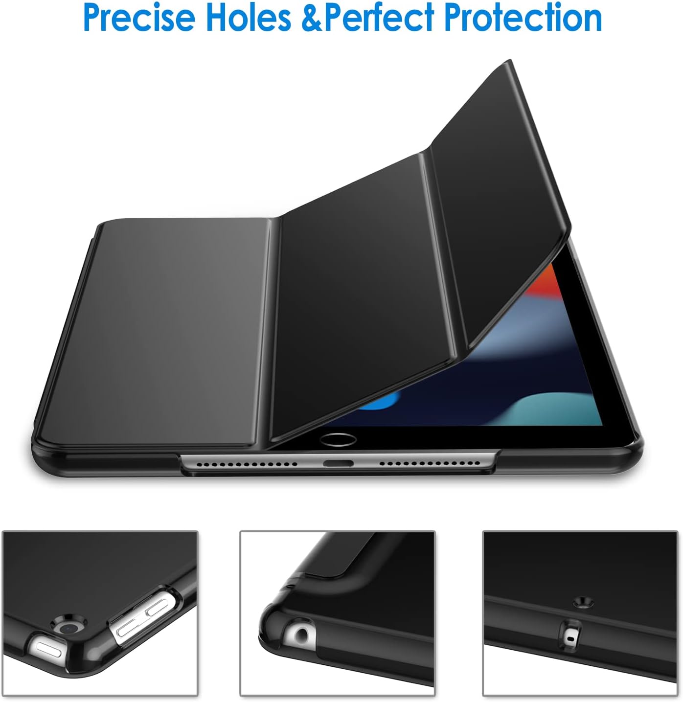 JETech Protective Tablet Case for iPad 9th/8th/7th Gen, Auto Wake/Sleep, NEW
