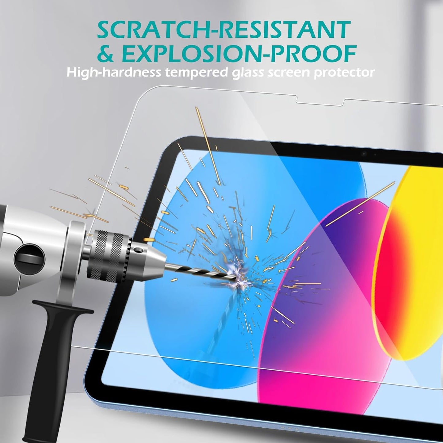 Transparent Tempered Glass Screen Protectors for iPad 10 2022 10.9 Size NEW