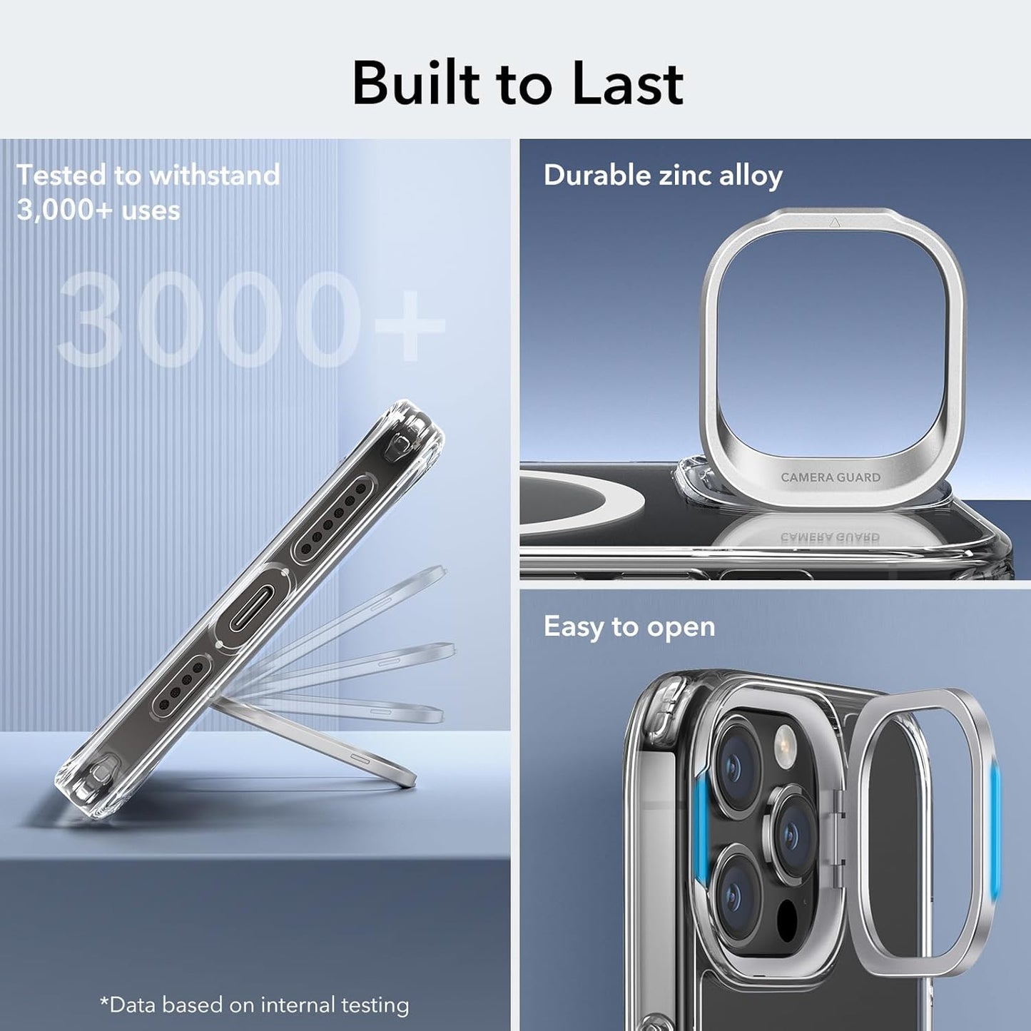 ESR Clear Protective Magnetic Phone Case for iPhone 15 Pro Max with MagSafe DEMO