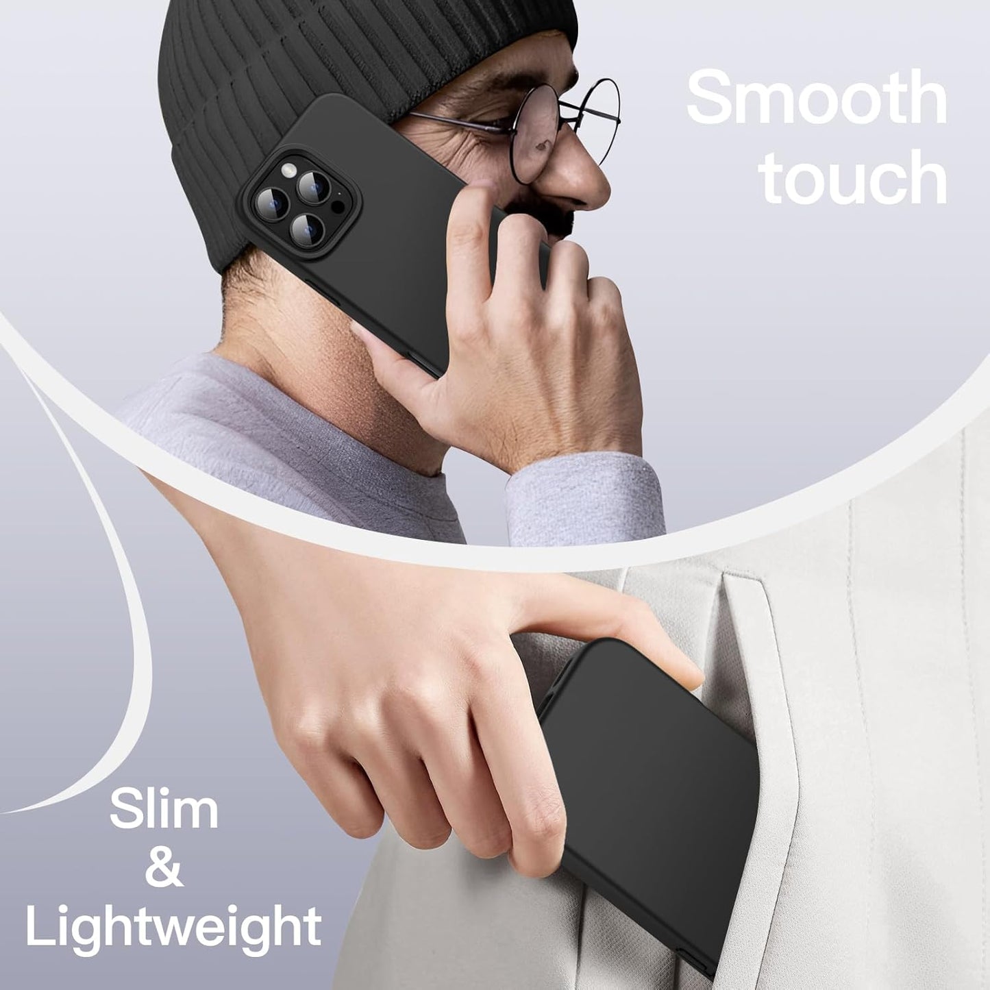 JETech Liquid Silicone Phone Case for iPhone 16 Pro Max 6.9-Inch Soft Touch NEW