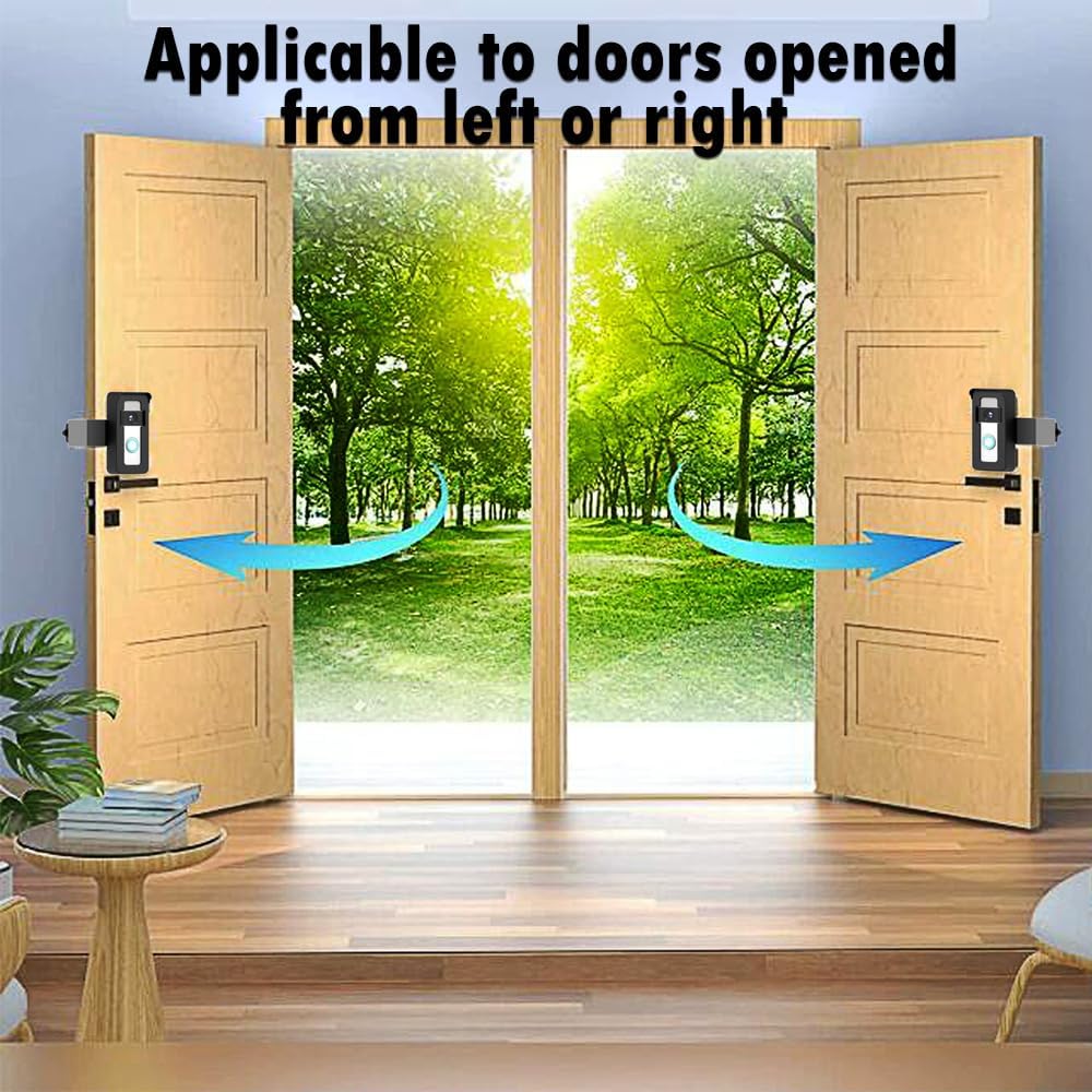 Waterproof Anti-Theft Video Doorbell with No-Drill Black Mounting NEW